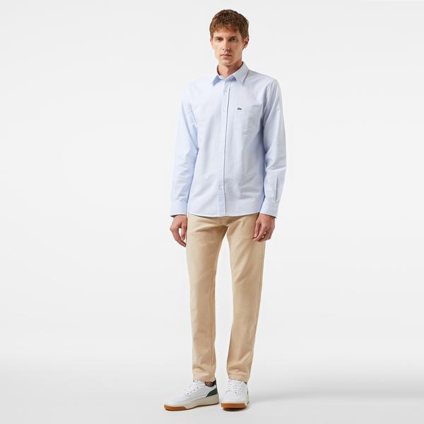 Lacoste Slim Fit Chino Erkek Bej Pantolon