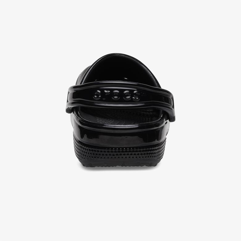 Crocs Classic High Shine Kadın Siyah Terlik
