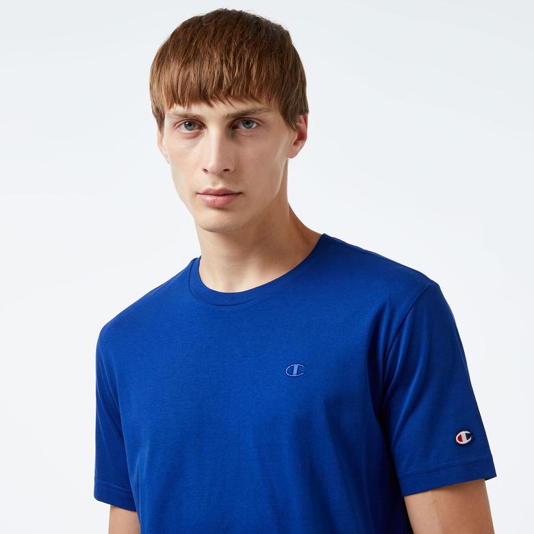 Champion Crewneck Erkek Lacivert T-Shirt