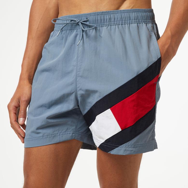 Tommy Hilfiger Sf Medium Drawstring Erkek Mavi Deniz Şortu