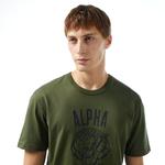 Alpha Industries Alpha Tiger Erkek Haki T-Shirt