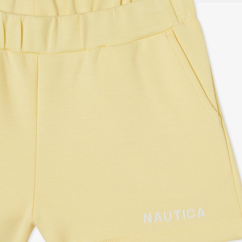 Nautica Kız Çocuk Sarı Relaxed Fit Şort
