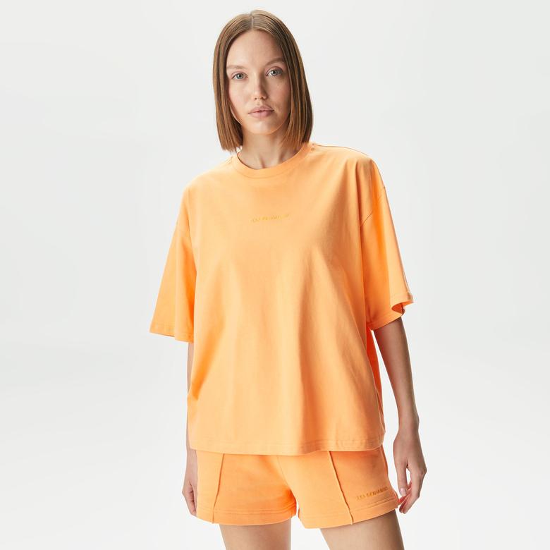 Les Benjamins Essential 302 Kadın Turuncu T-Shirt