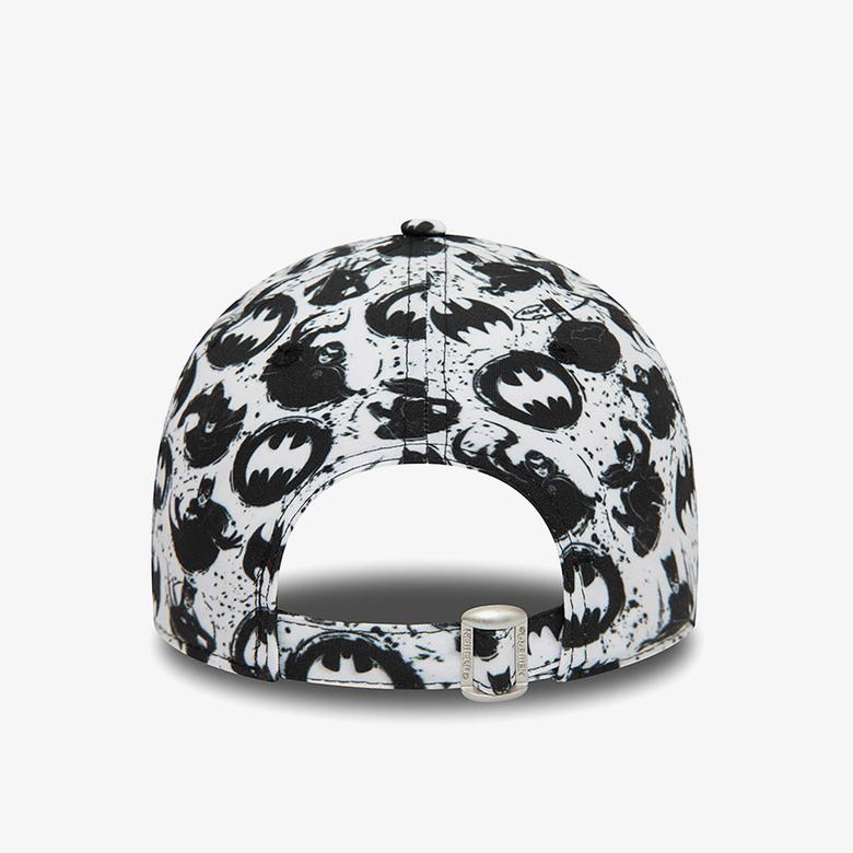 New Era Chyt Super Aop 9Forty Batman Çocuk Beyaz Şapka