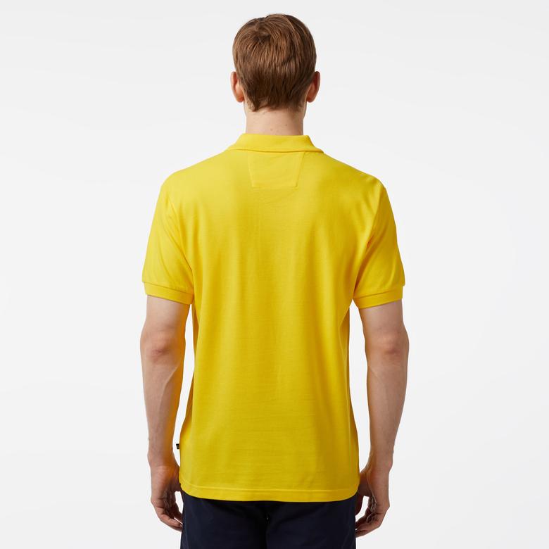 Nautica Erkek Sarı Classic Fit Kısa Kollu Polo