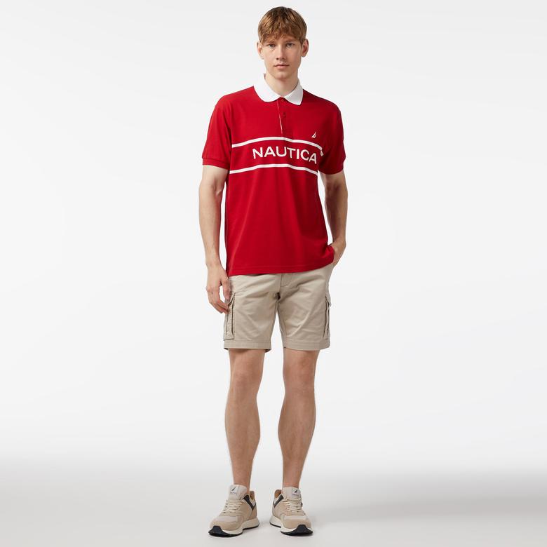 Nautica Erkek Kırmızı Classic Fit Kısa Kollu Polo