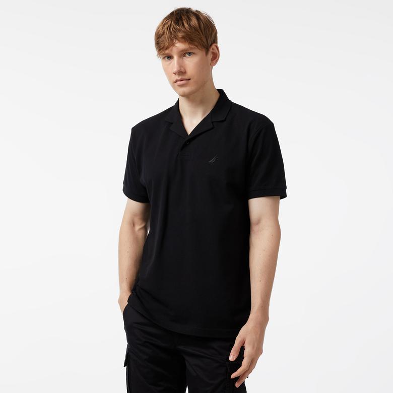 Nautica Erkek Siyah Classic Fit Kısa Kollu Polo