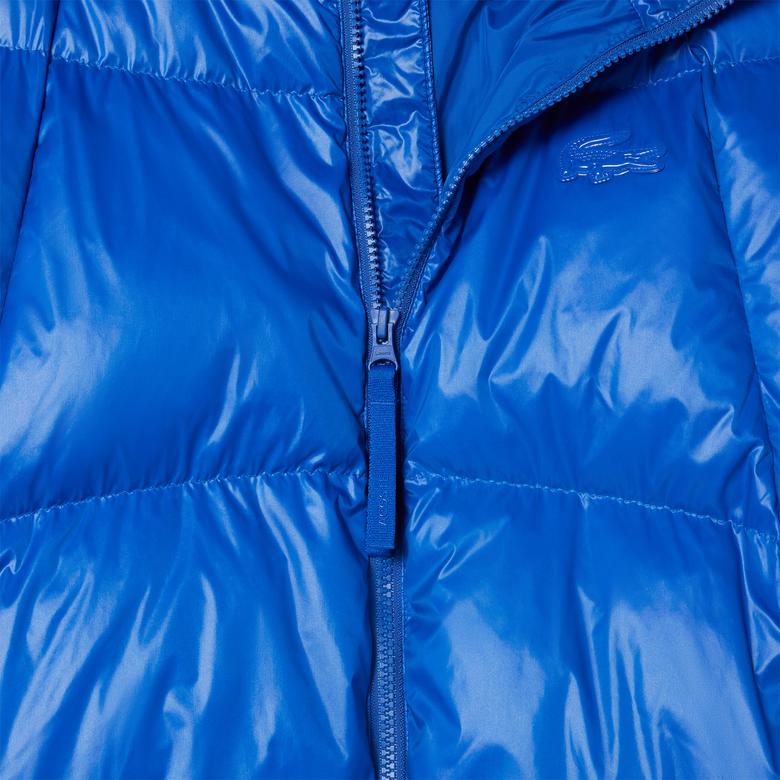 Lacoste Erkek Relaxed Fit Kapüşonlu Mavi Mont