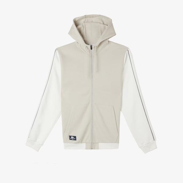 Lacoste Erkek Slim Fit Kapüşonlu Gri Sweatshirt
