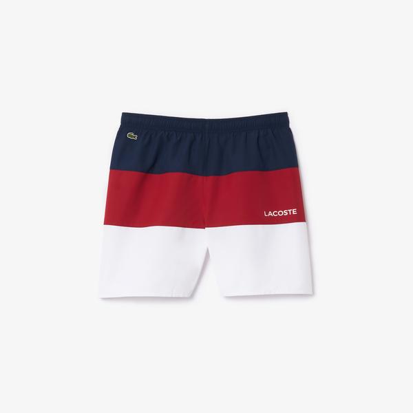 Lacoste Erkek Çocuk Baskılı Lacivert Mayo Şort