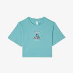 Nautica Kız Çocuk Mavi Relaxed Fit T-Shirt