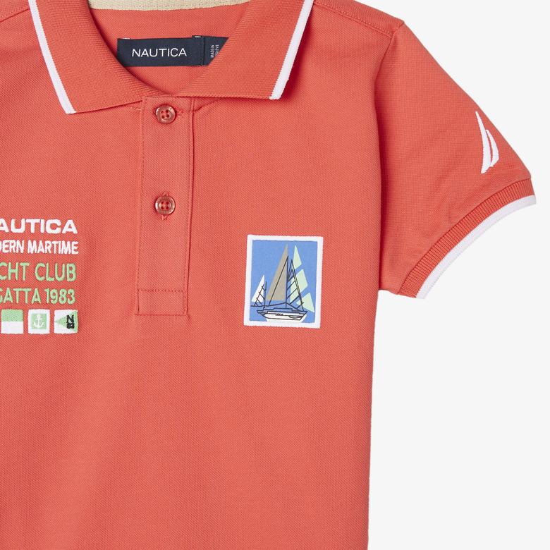 Nautica Erkek Çocuk Kırmızı Regular Fit Polo