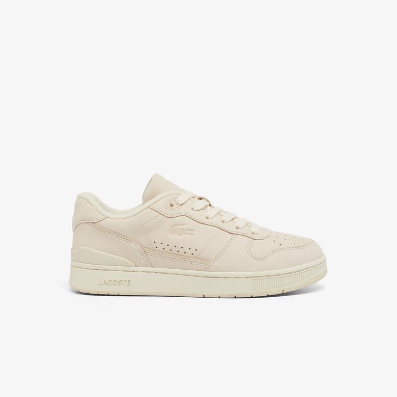 Lacoste T-Clip Set Kadın Krem Sneaker