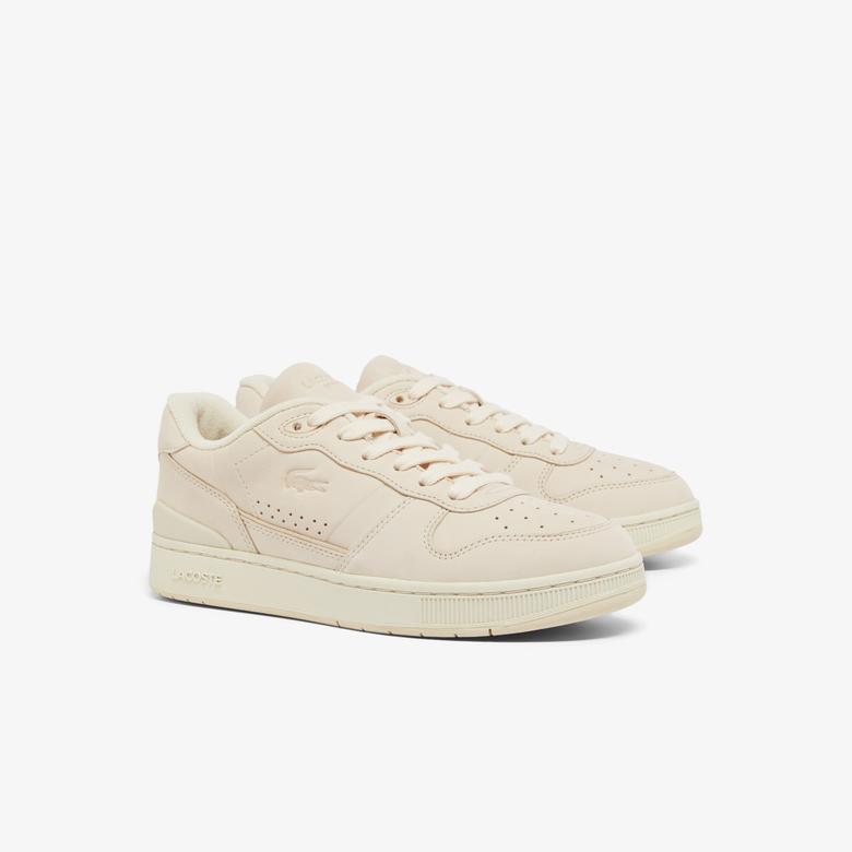 Lacoste T-Clip Set Kadın Krem Sneaker