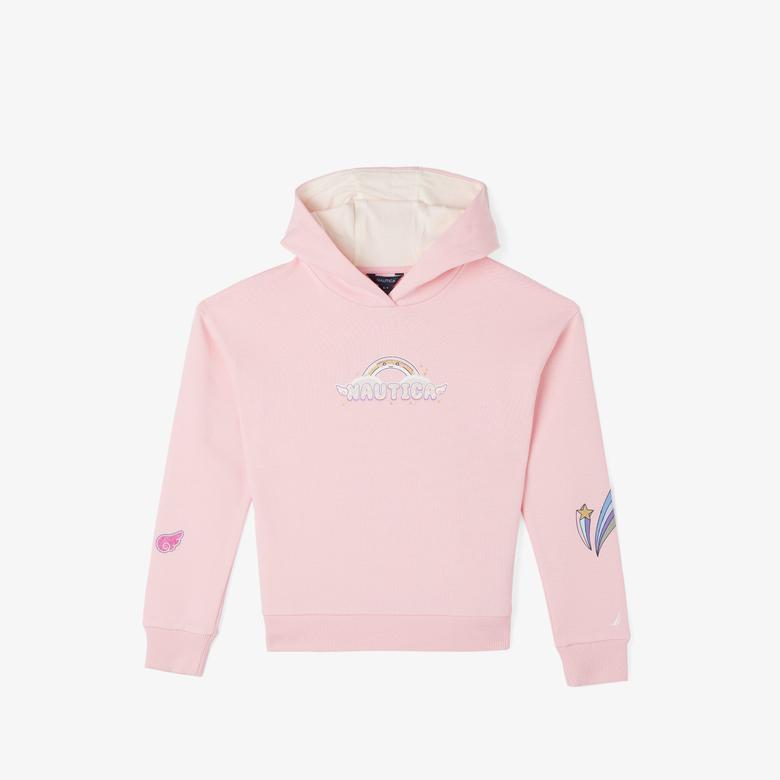 Nautica Knit Active Top Çocuk Pembe Eşofman Üstü