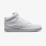 Nike Court Vision Mid Erkek Beyaz Sneaker