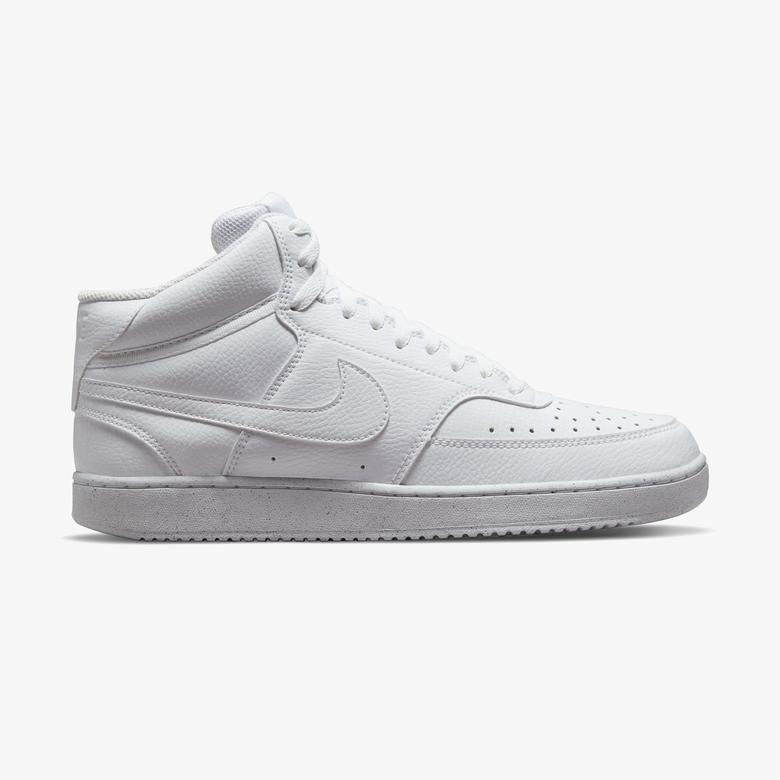 Nike Court Vision Mid Erkek Beyaz Sneaker