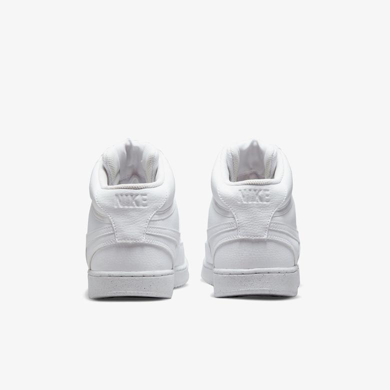 Nike Court Vision Mid Erkek Beyaz Sneaker