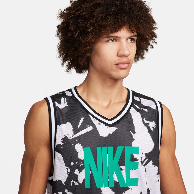 Nike Dri-Fit DNA Jersey All Over Print Erkek Siyah T-Shirt