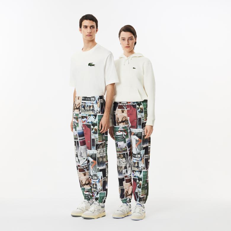 Lacoste Unisex Regular Fit Baskılı Renkli Eşofman Altı