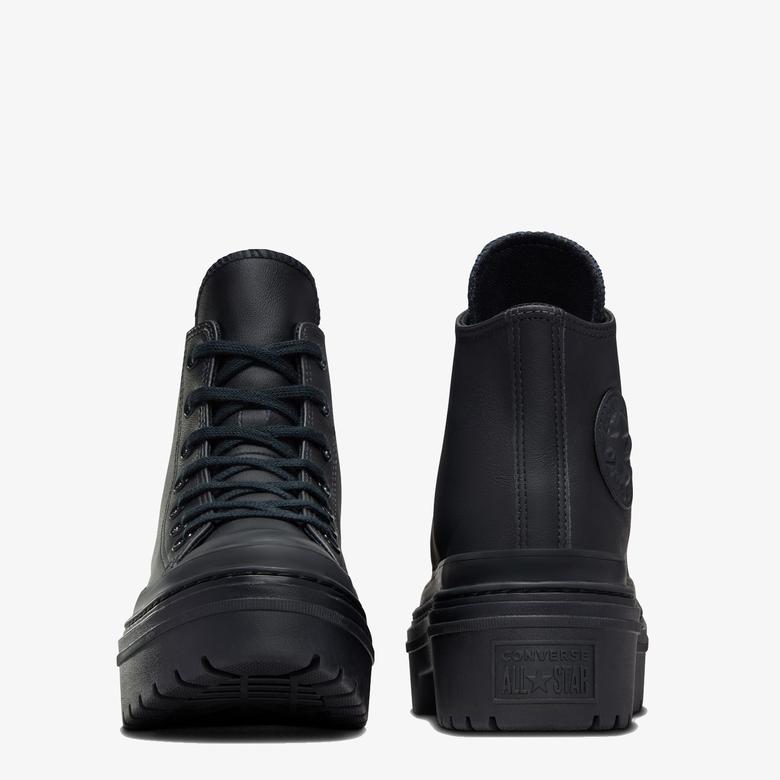 Converse Chuck Taylor All Star Lugged Heel Erkek Siyah Deri Platform Sneaker