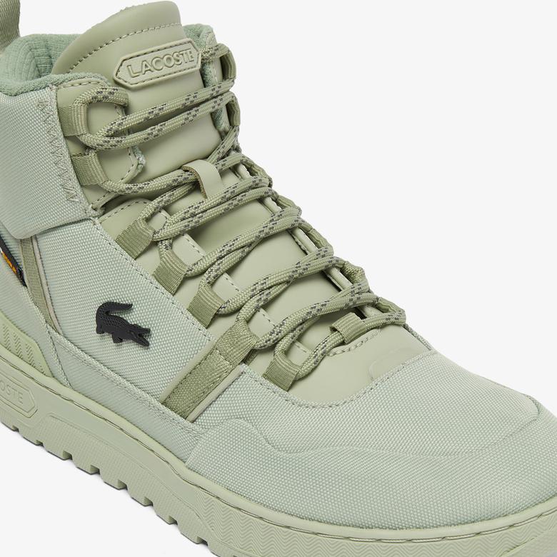 Lacoste T-Clip Winter Mid Erkek Yeşil Sneaker
