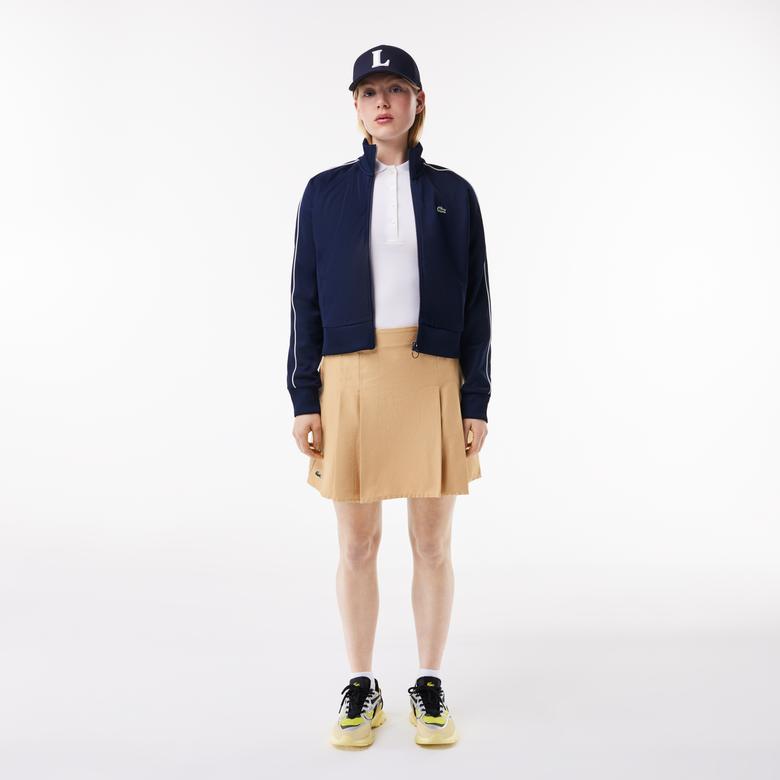 Lacoste Kadın Regular Fit Bej Etek