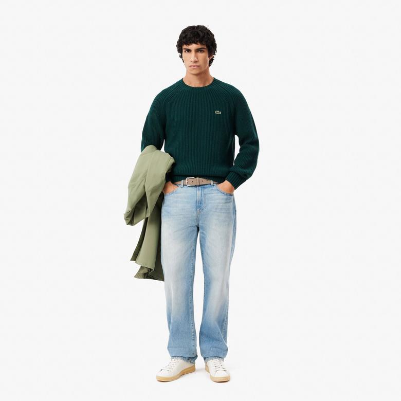 Lacoste Erkek Monogram Kahverengi Kemer