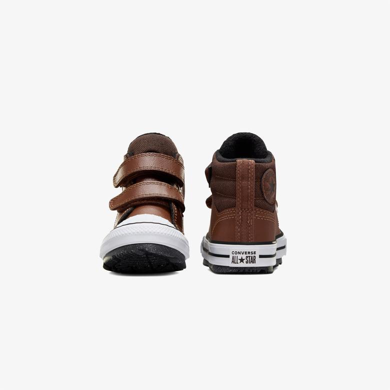Converse Chuck Taylor All Star Berkshire Bebek Kahverengi Deri Bot