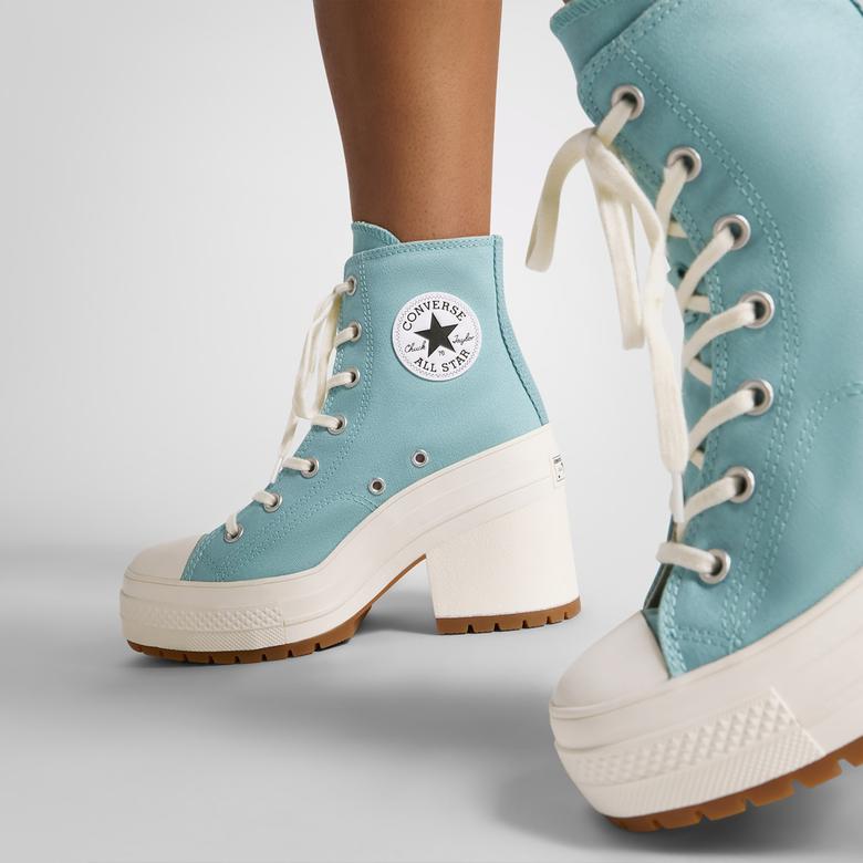 Converse Chuck 70 De Luxe Heel Kadın Mavi Platform Sneaker