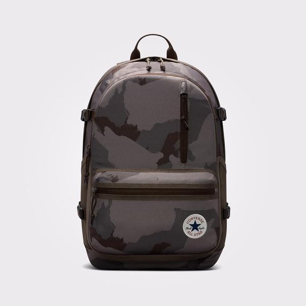 Converse Straight Edge Unisex Desenli Kahverengi Sırt Çantası