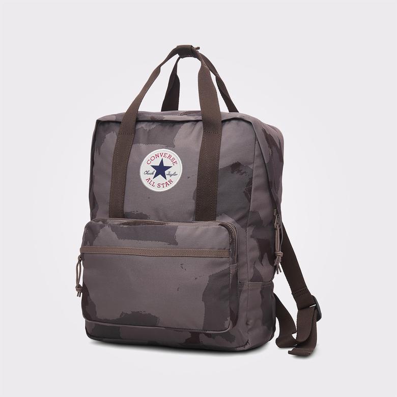 Converse Classic Unisex Desenli Kahverengi Sırt Çantası