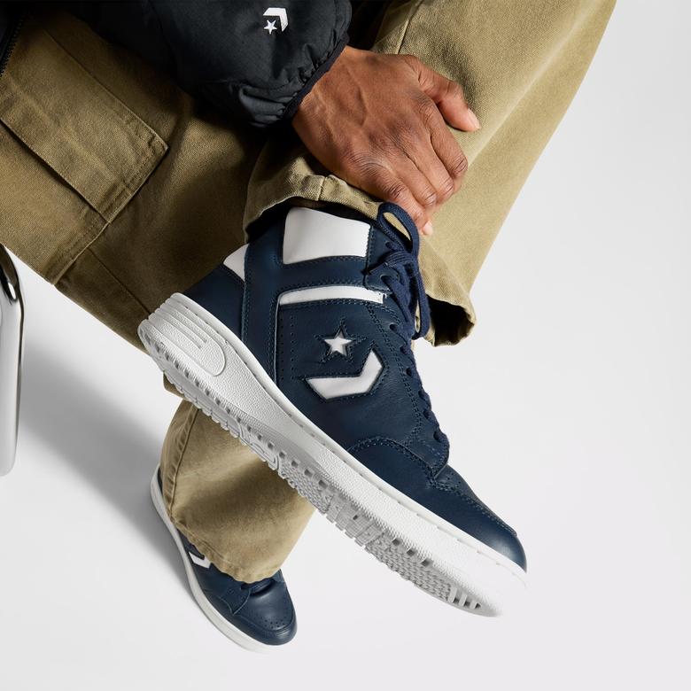 Converse CONS Weapon Unisex Lacivert Deri Sneaker