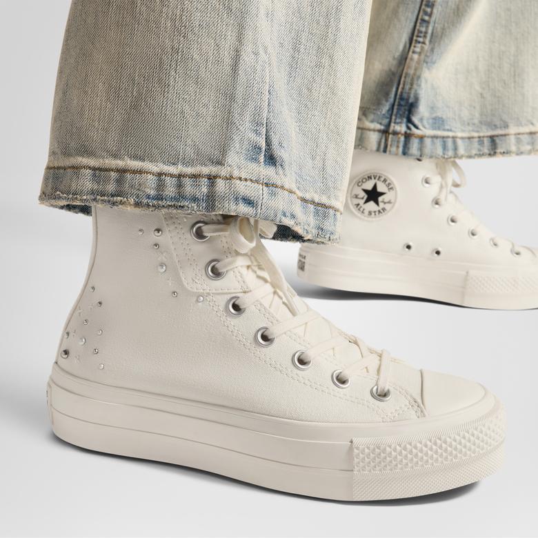 ConverseChuck Taylor All Star Lift Unisex Krem Sneaker