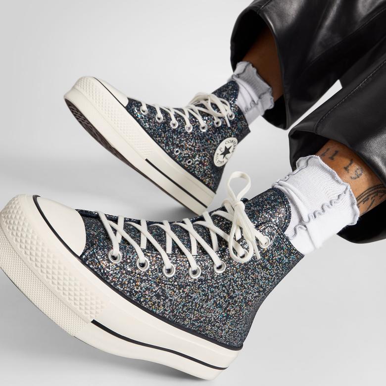 Converse Chuck Taylor All Star Lift Unisex Lacivert Platform Sneaker
