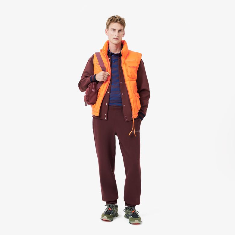 Lacoste Erkek Regular Fit Bordo Eşofman Altı