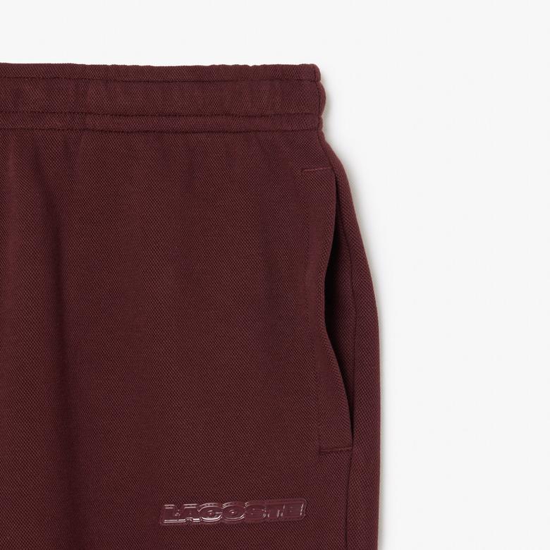 Lacoste Erkek Regular Fit Bordo Eşofman Altı