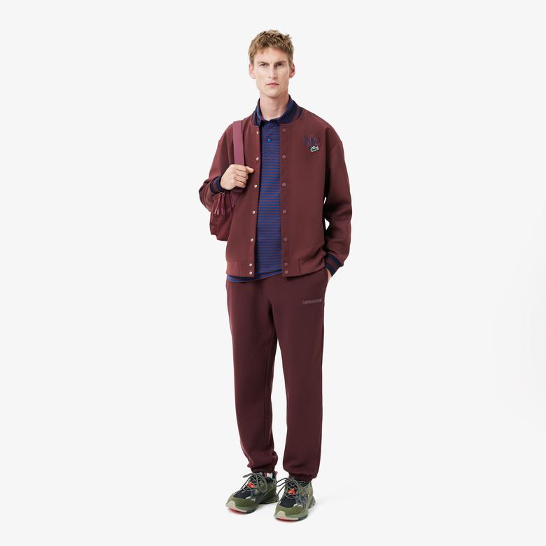 Lacoste Erkek Regular Fit Bordo Eşofman Altı