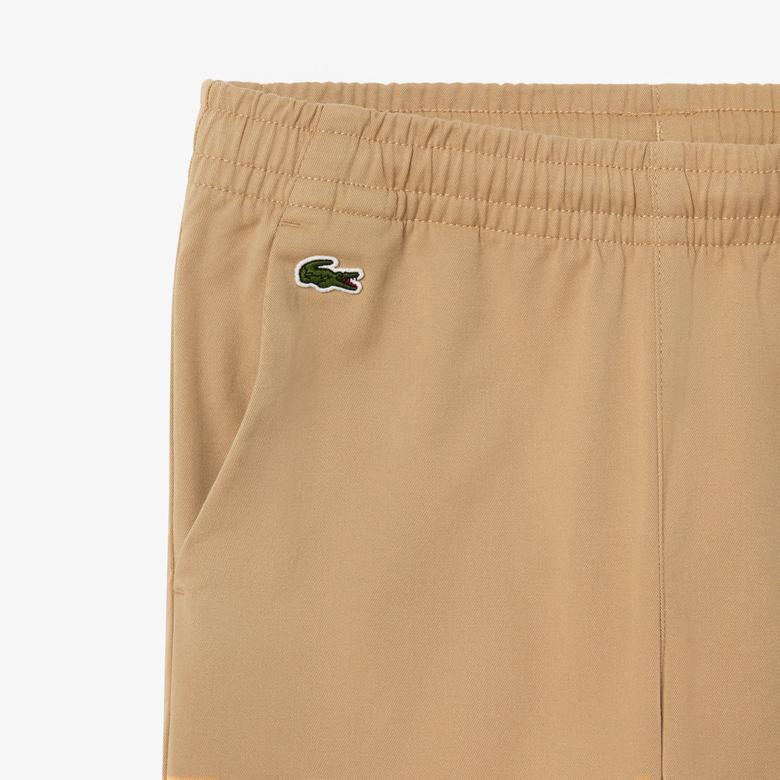 Lacoste Regular Fit Çocuk Kahverengi Pantolon
