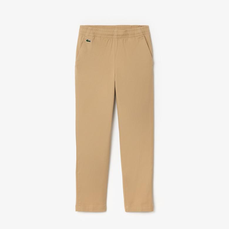 Lacoste Regular Fit Çocuk Kahverengi Pantolon