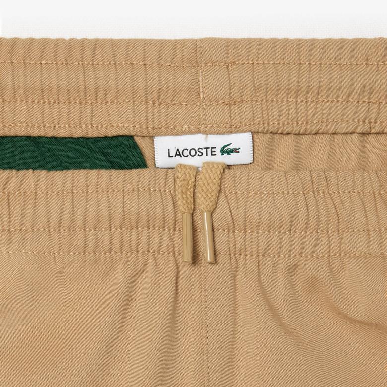 Lacoste Regular Fit Çocuk Kahverengi Pantolon