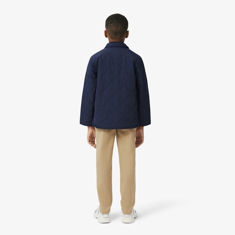 Lacoste Regular Fit Çocuk Kahverengi Pantolon