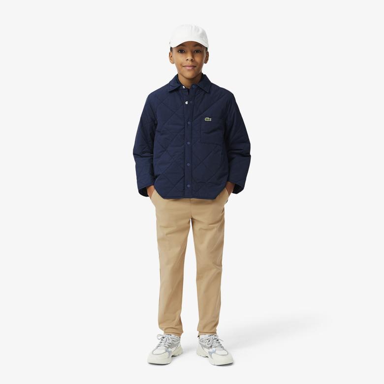 Lacoste Regular Fit Çocuk Kahverengi Pantolon