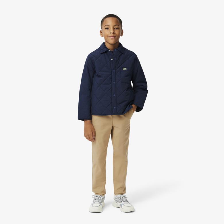Lacoste Regular Fit Çocuk Kahverengi Pantolon