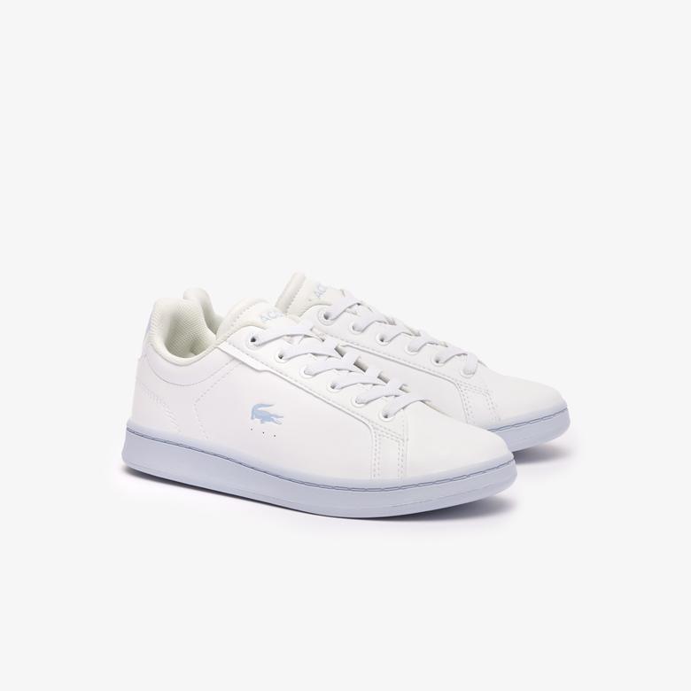 Lacoste Carnaby Pro Synthetic Fiber Çocuk Beyaz Sneaker