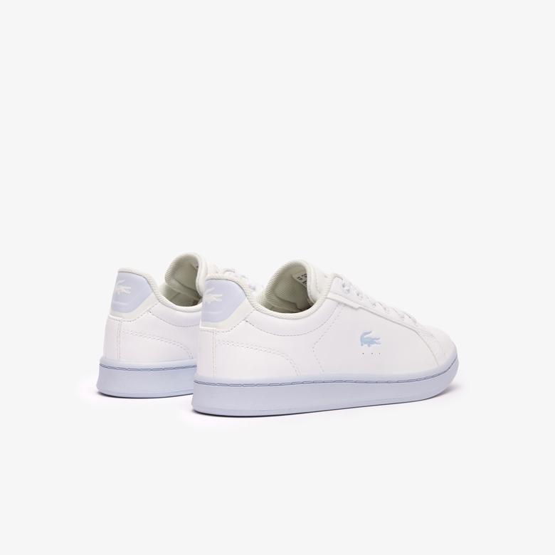 Lacoste Carnaby Pro Synthetic Fiber Çocuk Beyaz Sneaker