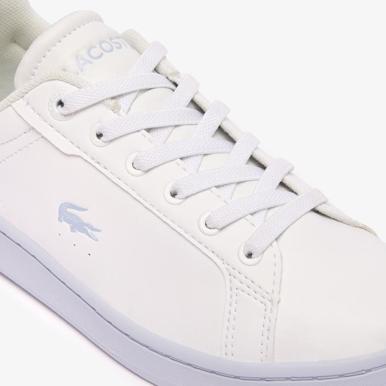 Lacoste Carnaby Pro Synthetic Fiber Çocuk Beyaz Sneaker