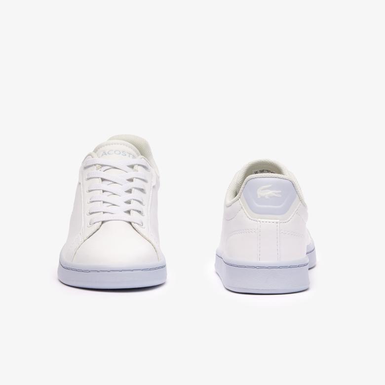 Lacoste Carnaby Pro Synthetic Fiber Çocuk Beyaz Sneaker