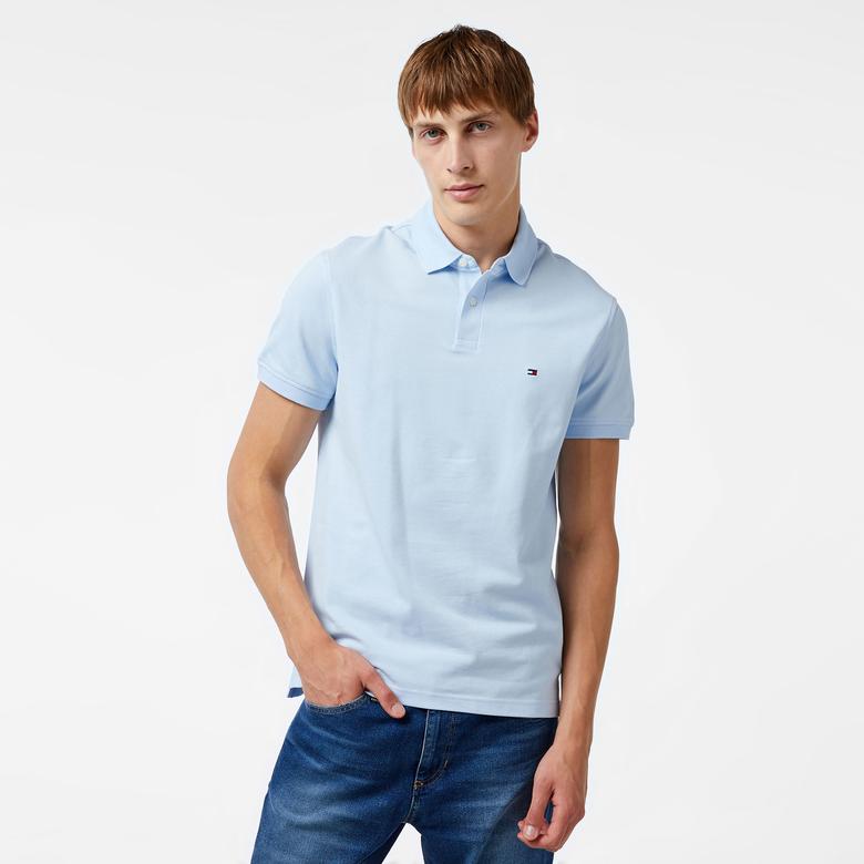 Tommy Hilfiger Erkek Mavi Polo