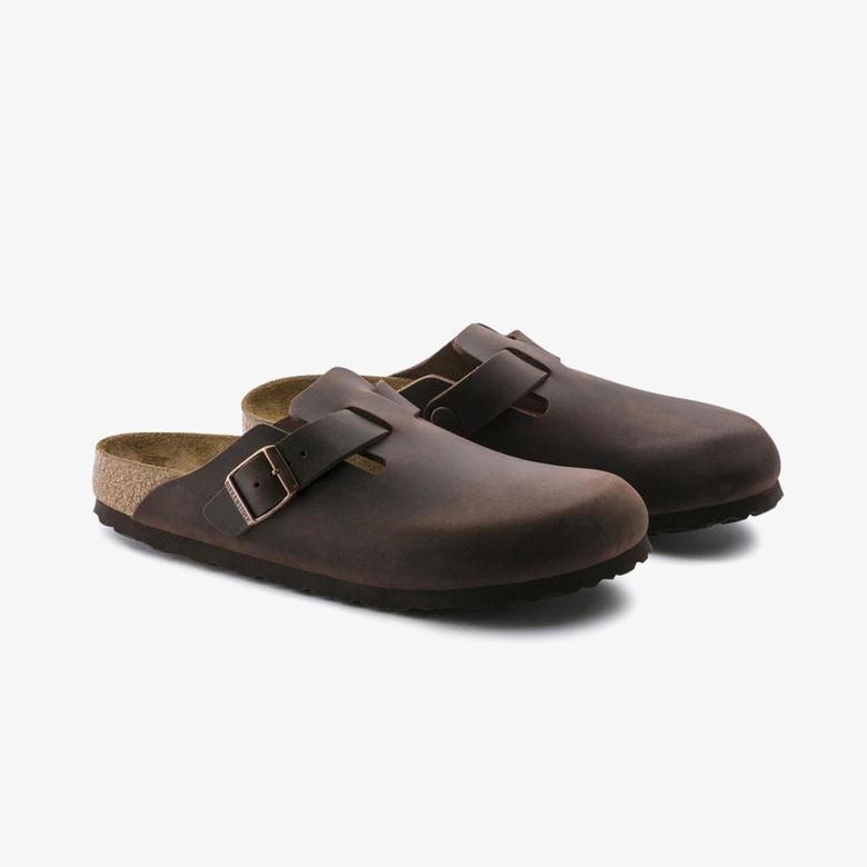 Birkenstock Boston Leoi Kadın Kahverengi Terlik